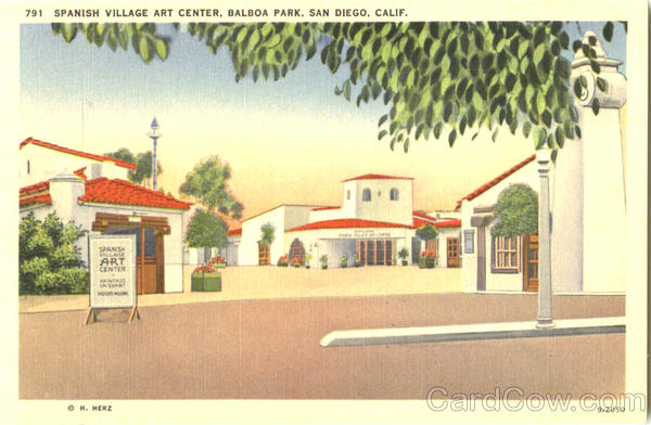 Spanish Village Art Center, Balboa Park San Diego California