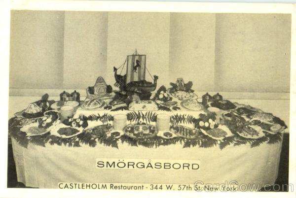 Smorgasbord, 344 W. 57th St New York City