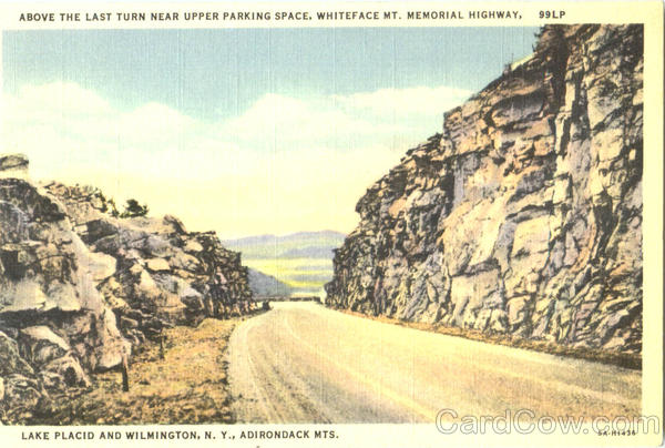 Above The Last Turn Near Upper Parking Space Lake Placid New York