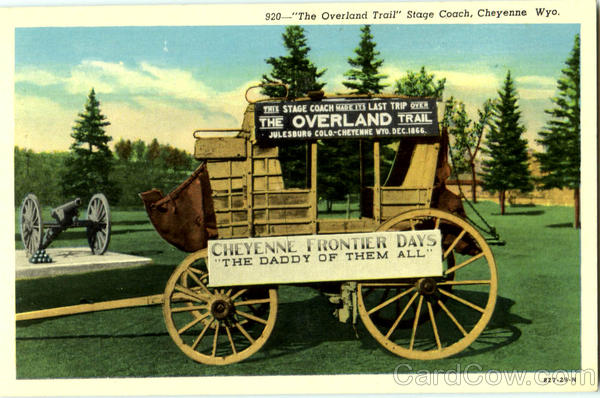 The Overland Trail Stage Coach Cheyenne Wyoming