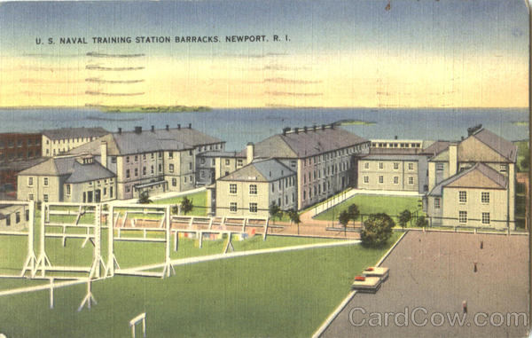 U. S. Naval Training Station Barracks Newport Rhode Island