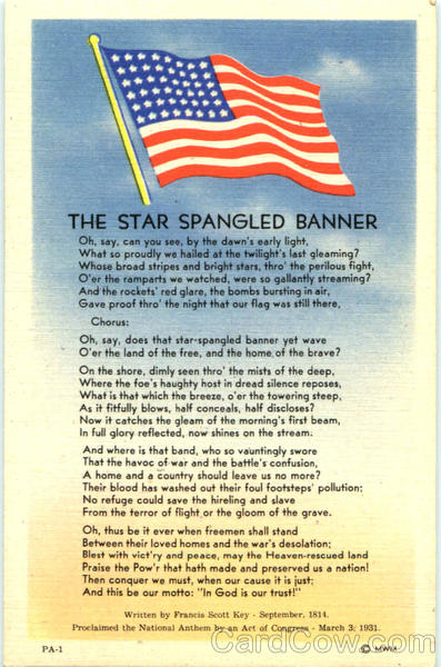 american anthem lyrics