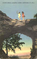 Natural Bridge, Alabaster Caverns Freedom, OK Postcard Postcard