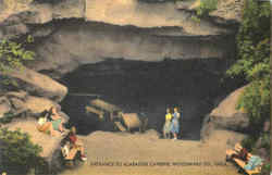Entrance To Alabaster Caverns Postcard