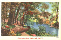 Greetings From Helena Postcard