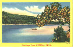 Greetings From Helena Oklahoma Postcard Postcard