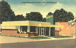 Bordens Restaurant , 2615 East 11th St. Tulsa, OK Postcard Postcard