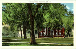 Library Park Centralia, IL Postcard Postcard