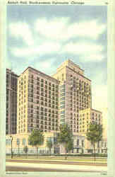Abbott Hall , Northwestern University Postcard