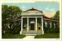 The Jennings Public Library Louisiana Postcard Postcard