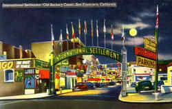 International Settlement San Francisco, CA Postcard Postcard