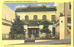 Chinese School, Chinatown Postcard