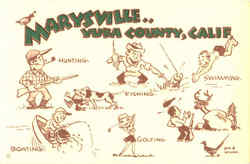 Marysville Scenes Postcard