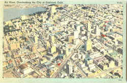 Air View Oakland, CA Postcard Postcard