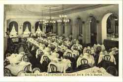 Main Dining Room Castleholm Restaurant, 344 W. 57th St Postcard