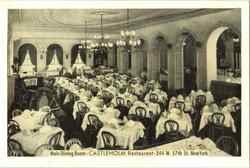 Main Dining Room Castleholm Restaurant, 344 W. 57th St New York City, NY Postcard Postcard