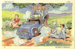 We Made It! Postcard