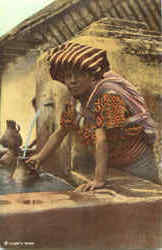 Indian Woman, Concepcion Chiquirichapa, Guatemala Central America Postcard Postcard