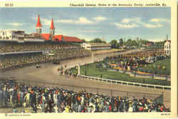 Churchill Downs Postcard