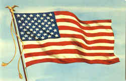 The Stars And Stripes Old Glory Postcard