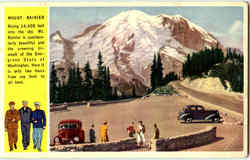 Mount Rainier Washington Postcard Postcard