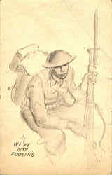 We're Not Fooling Postcard