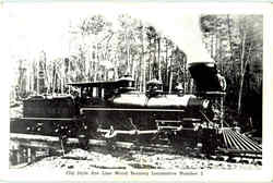 Old Style Soo Line Wood Burning Locomotive Number 2 Locomotives Postcard Postcard