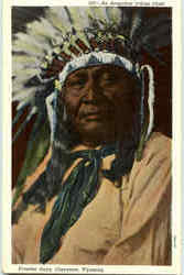 An Arapahoe Indian Chief Postcard