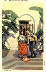 The Dance Of The Sombrero Postcard