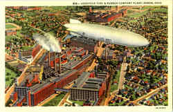 Goodyear Tire & Rubber Company Plant Akron, OH Postcard Postcard