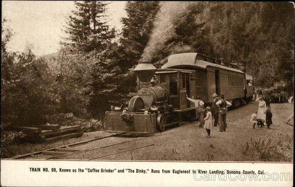 Train No. 99 Sonoma County California Trains, Railroad