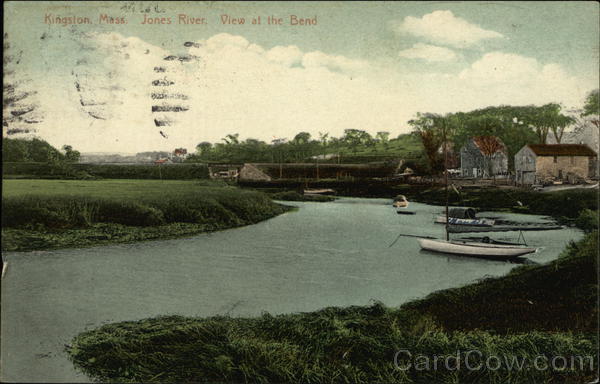 Jones River, View at the Bend Kingston Massachusetts