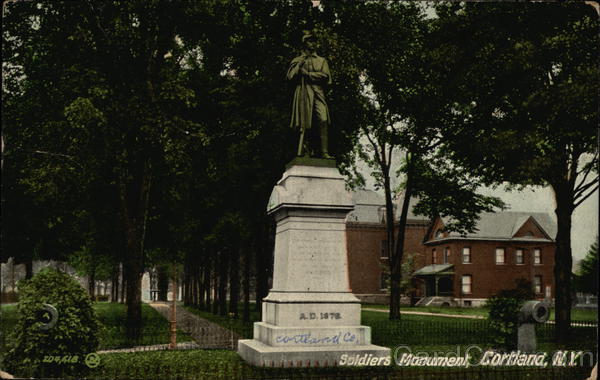 Soldiers Monument Cortland New York