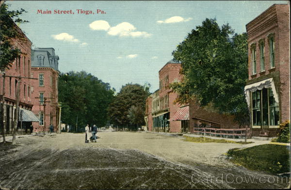 Main Street Tioga Pennsylvania