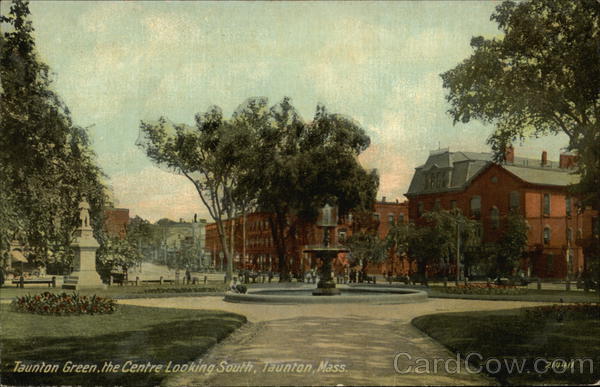 Taunton Green, the Centre Looking South Massachusetts
