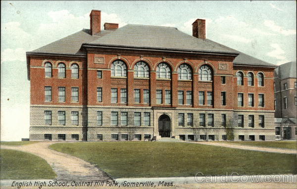 English High School, Central Hill Park, Somerville, Mass. Massachusetts