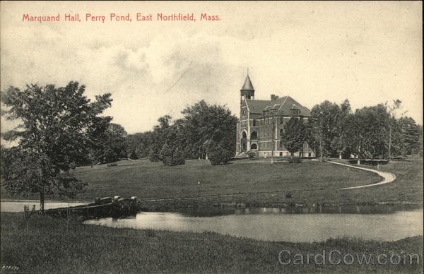 Marquand Hall, Perry Pond East Northfield Massachusetts