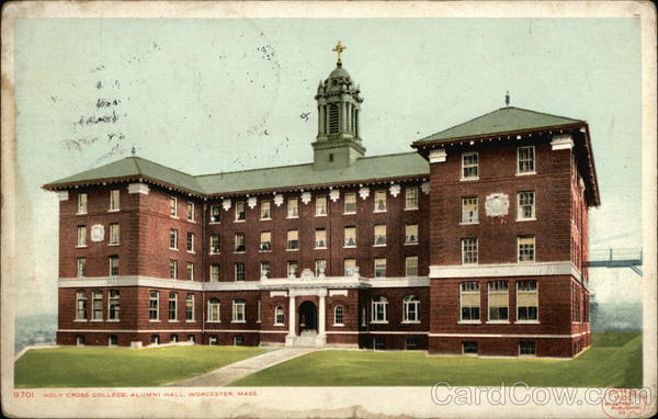 Holy Cross College Alumni Hall Worcester Massachusetts