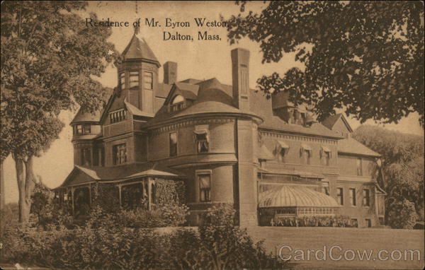 Residence of Mr. Byron Weston Dalton Massachusetts