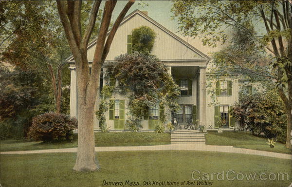 Oak Knoll, Home fo Poet Whittier Danvers Massachusetts
