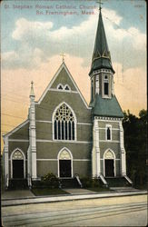 St. Stephen Roman Catholic Church Framingham, MA Postcard Postcard Postcard