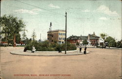 Edward Everett Square Dorchester, MA Postcard Postcard Postcard