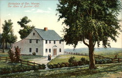 Birthplace of Gen. Warren, the Hero of Bunker Hill Roxbury, MA Postcard Postcard Postcard