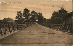 Wooden Bridge Postcard