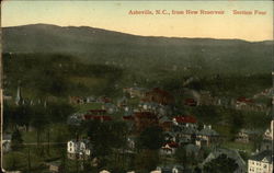 Asheville From New Reservoir, Section Four North Carolina Postcard Postcard Postcard