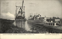 Launch Empress, Owners Lauritzen Brothers Postcard