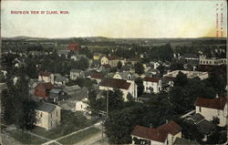 Bird's-Eye View Clare, MI Postcard Postcard Postcard