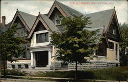 Public Library Wauwatosa, WI Postcard Postcard Postcard