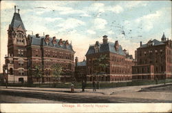 County Hospital Postcard