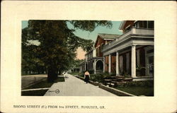 Broad Street, East from 4th Street Augusta, GA Postcard Postcard Postcard